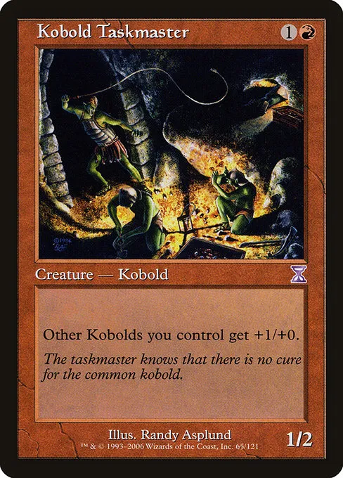 Kobold Taskmaster · Time Spiral Timeshifted 65/121