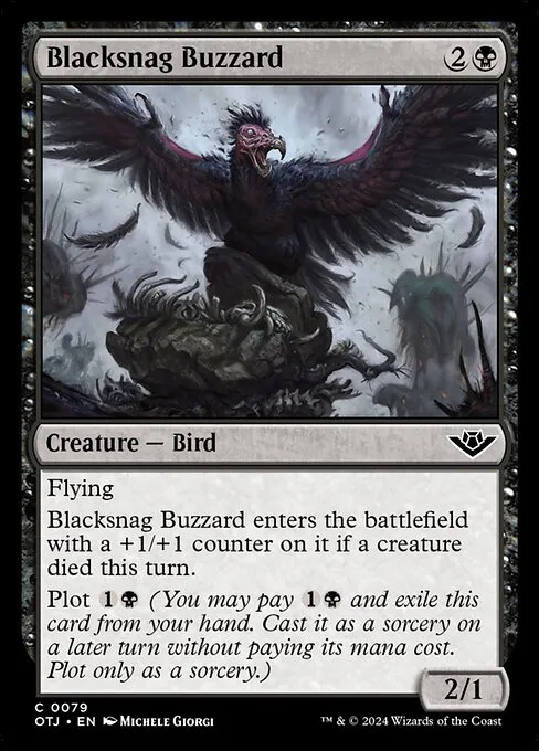 Blacksnag Buzzard · Outlaws of Thunder Junction 79/374