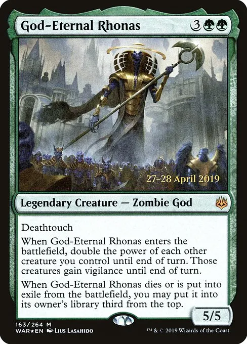 God-Eternal Rhonas · War of the Spark Promos 163s/176