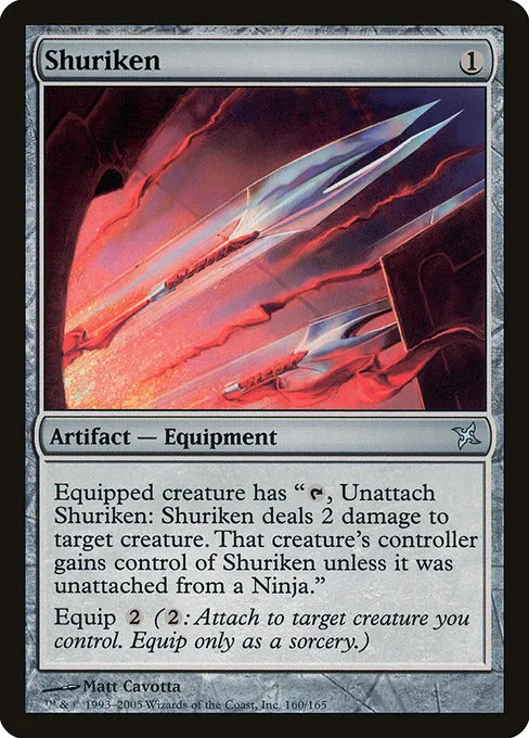Shuriken · Betrayers of Kamigawa 160/165