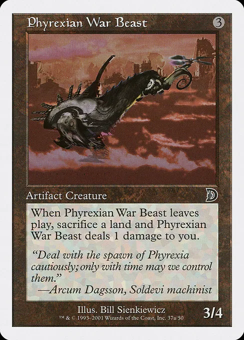 Phyrexian War Beast · Deckmasters 37a/58