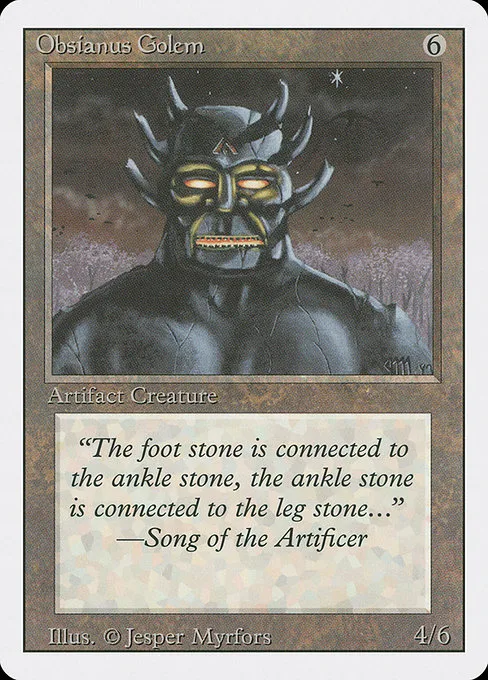 Obsianus Golem · Revised Edition 268/306