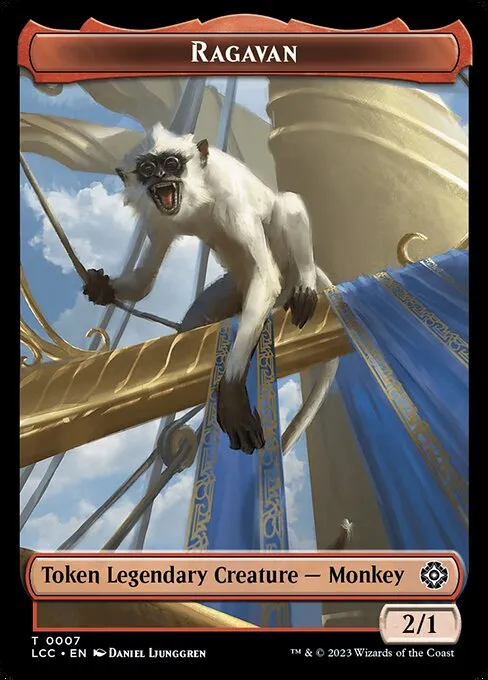 Ragavan · The Lost Caverns of Ixalan Commander Tokens 7/18