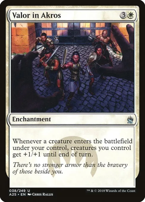 Valor in Akros · Masters 25 38/249