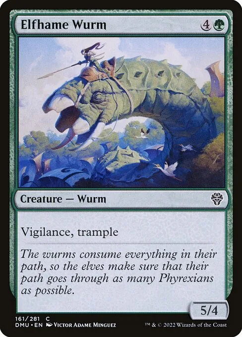 Elfhame Wurm · Dominaria United 161/453