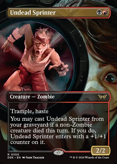 Undead Sprinter · Duskmourn: House of Horror 350/419