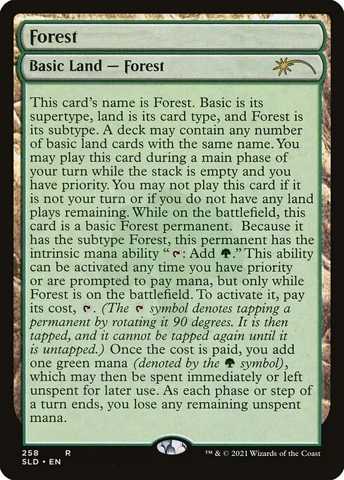 Forest · Secret Lair Drop 258/2547