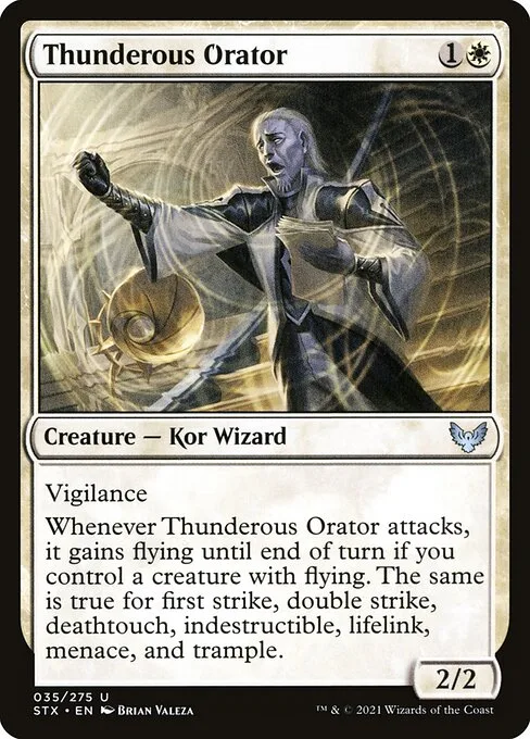 Thunderous Orator · Strixhaven: School of Mages 35/393