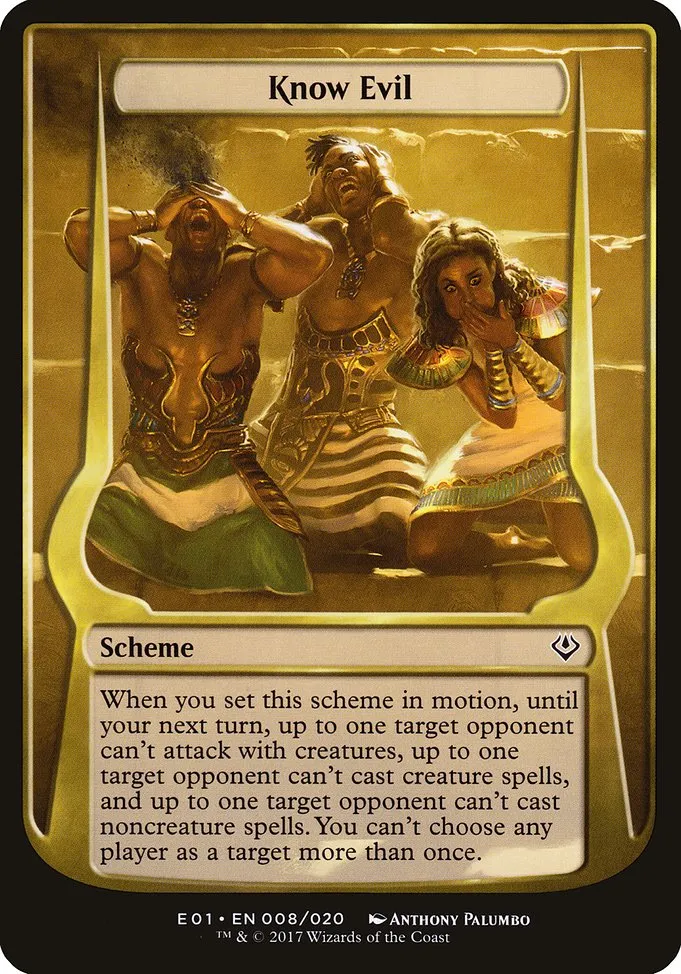 Know Evil · Archenemy: Nicol Bolas Schemes 8★/20