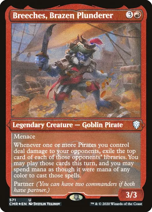 Breeches, Brazen Plunderer · Commander Legends 571/718