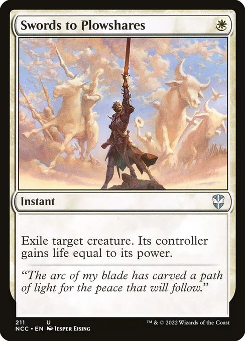Swords to Plowshares · New Capenna Commander 211/447