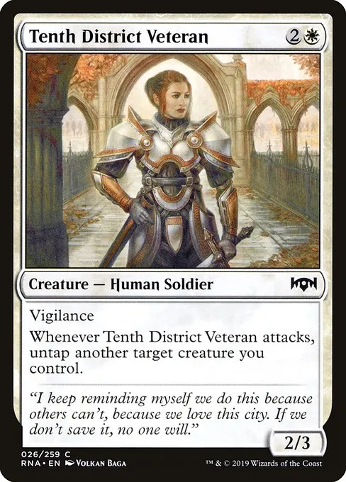 Tenth District Veteran · Ravnica Allegiance 26/273