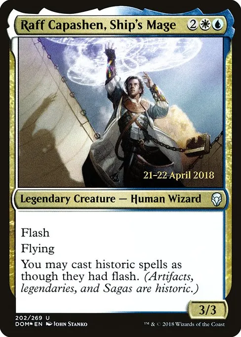 Raff Capashen, Ship's Mage · Dominaria Promos 202s/118