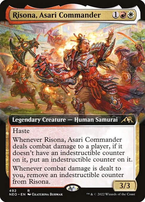 Risona, Asari Commander · Kamigawa: Neon Dynasty 492/531