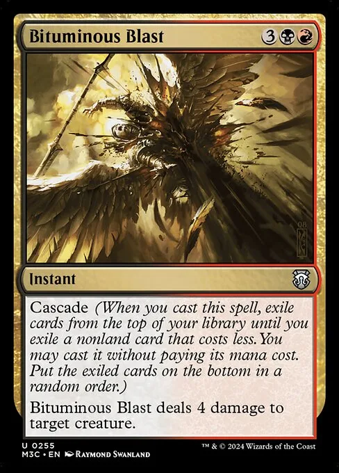 Bituminous Blast · Modern Horizons 3 Commander 255/398