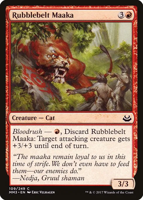 Rubblebelt Maaka · Modern Masters 2017 109/249