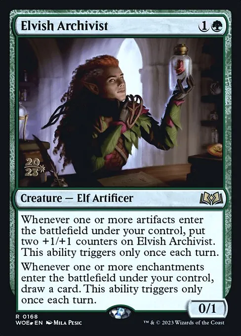 Elvish Archivist · Wilds of Eldraine Promos 168s/160