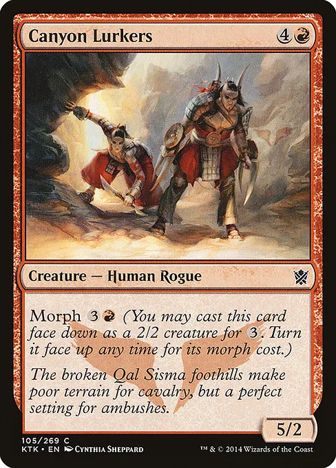 Canyon Lurkers · Khans of Tarkir 105/293