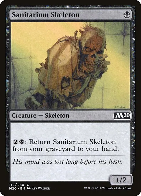Sanitarium Skeleton · Core Set 2020 112/346