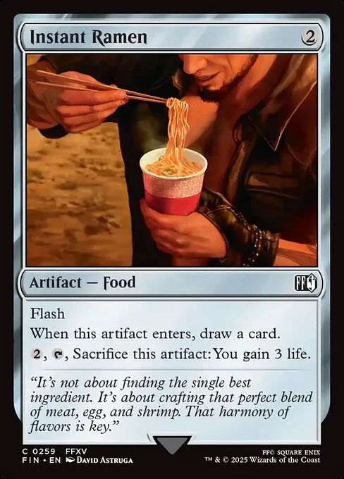 Instant Ramen · Final Fantasy 259/599
