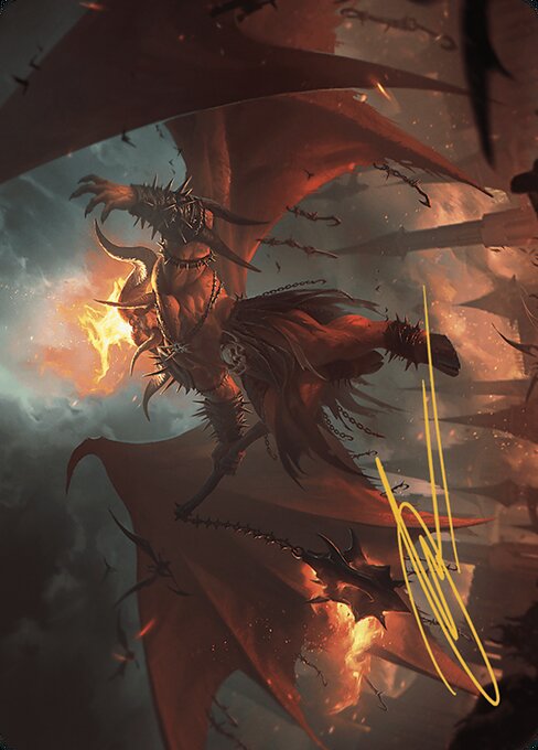 Rakdos, Patron of Chaos // Rakdos, Patron of Chaos · Murders at Karlov Manor Art Series 22/49