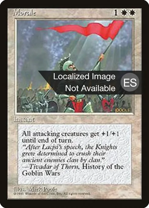 Morale · Fourth Edition Foreign Black Border 36/378