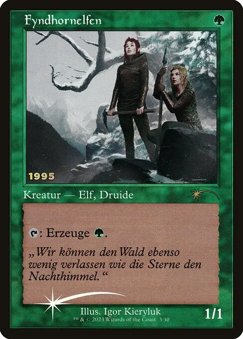 Fyndhorn Elves · 30th Anniversary Play Promos 3/30
