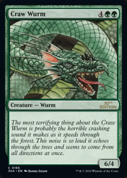 Craw Wurm · 30th Anniversary Edition 186/594