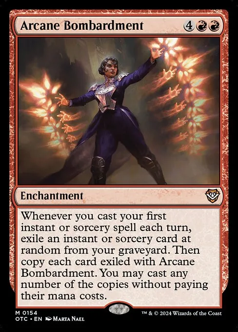 Arcane Bombardment · Outlaws of Thunder Junction Commander 154/342