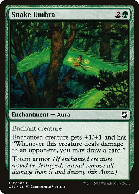 Snake Umbra · Commander 2018 162/307