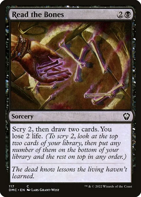Read the Bones · Dominaria United Commander 117/240