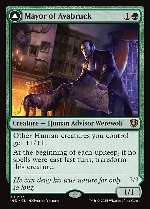 Mayor of Avabruck // Howlpack Alpha · Innistrad Remastered 207/495