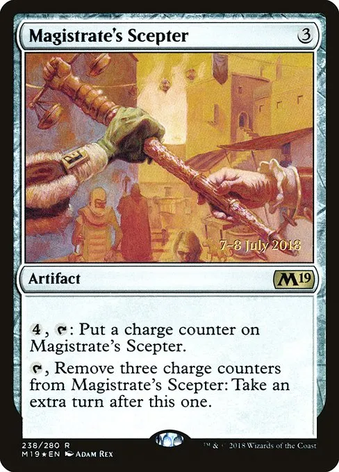 Magistrate's Scepter · Core Set 2019 Promos 238s/95
