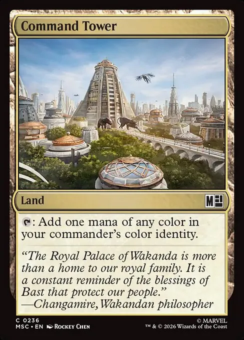 Command Tower · Marvel Super Heroes Commander 236/9