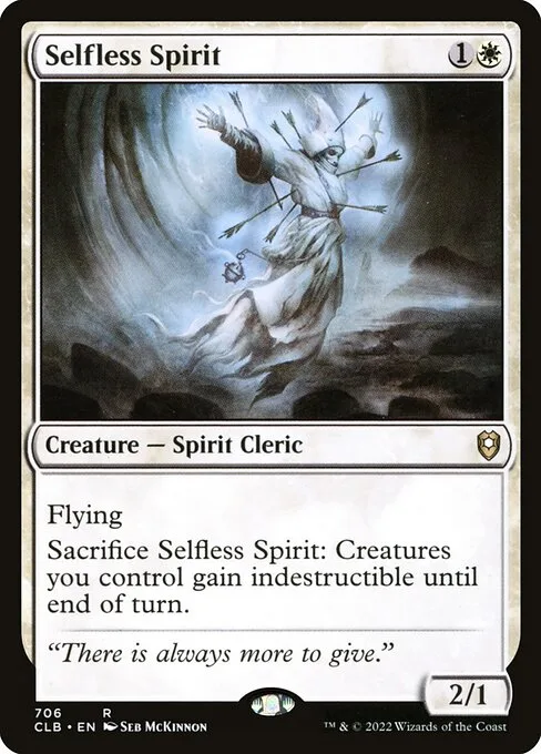 Selfless Spirit · Commander Legends: Battle for Baldur's Gate 706/936