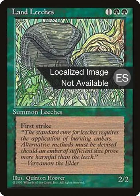 Land Leeches · Fourth Edition Foreign Black Border 255/378