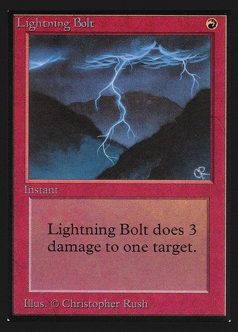 Lightning Bolt · Intl. Collectors' Edition 162/302