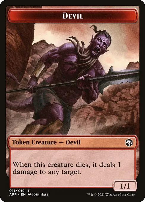 Devil · Adventures in the Forgotten Realms Tokens 11/22