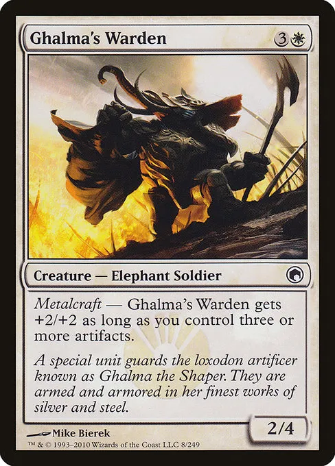 Ghalma's Warden · Scars of Mirrodin 8/249