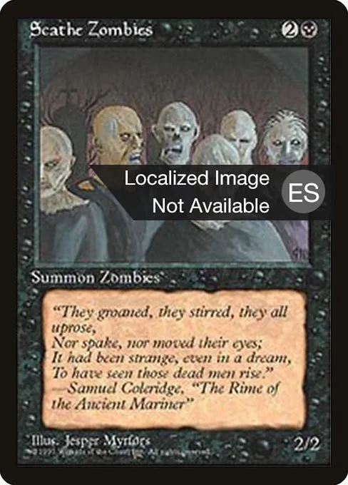 Scathe Zombies · Fourth Edition Foreign Black Border 158/378