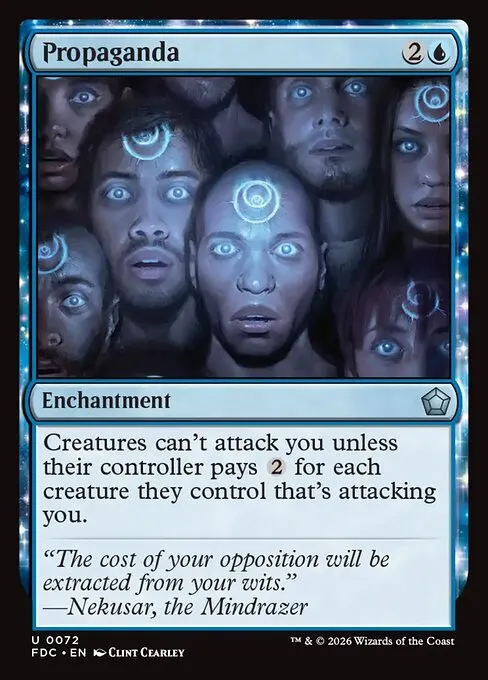 Propaganda · Foundations Commander 72/3