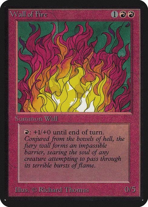 Wall of Fire · Limited Edition Alpha 181/295