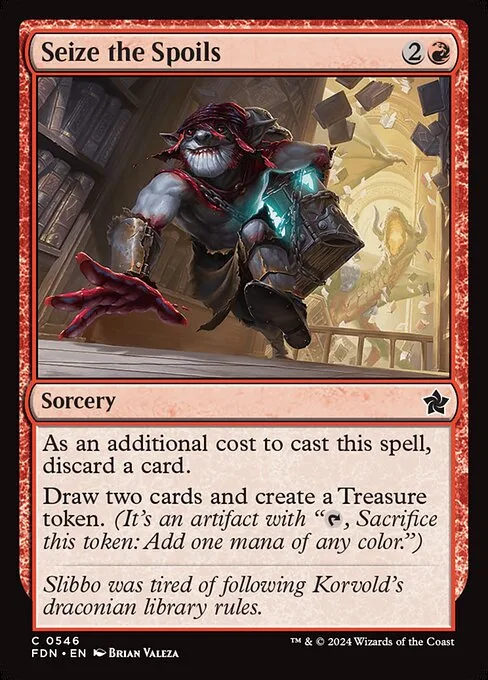 Seize the Spoils · Foundations 546/771