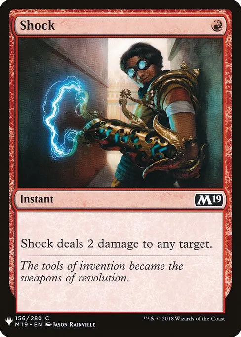 Shock · The List M19-156/5050