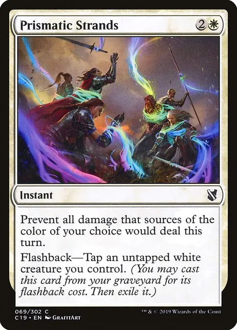 Prismatic Strands · Commander 2019 69/302