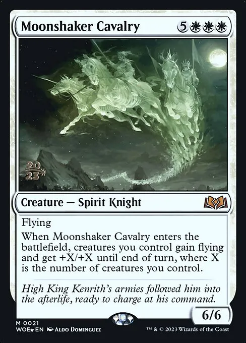 Moonshaker Cavalry · Wilds of Eldraine Promos 21s/160
