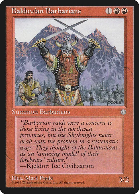 Balduvian Barbarians · Ice Age 172/383