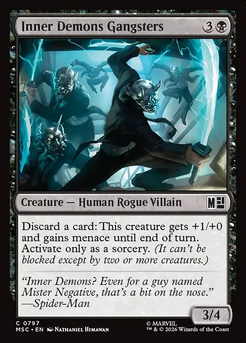 Inner Demons Gangsters · Marvel Super Heroes Commander 797/9