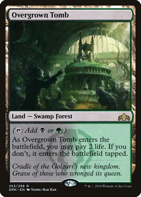 Overgrown Tomb · Guilds of Ravnica 253/273