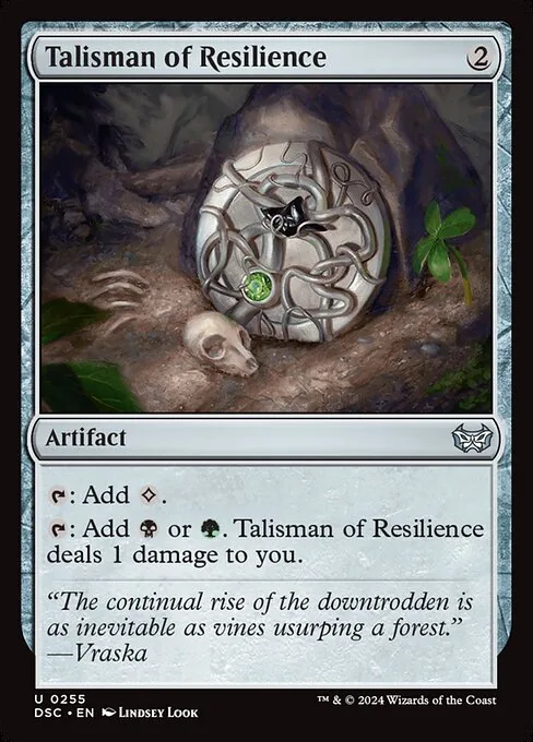 Talisman of Resilience · Duskmourn: House of Horror Commander 255/373